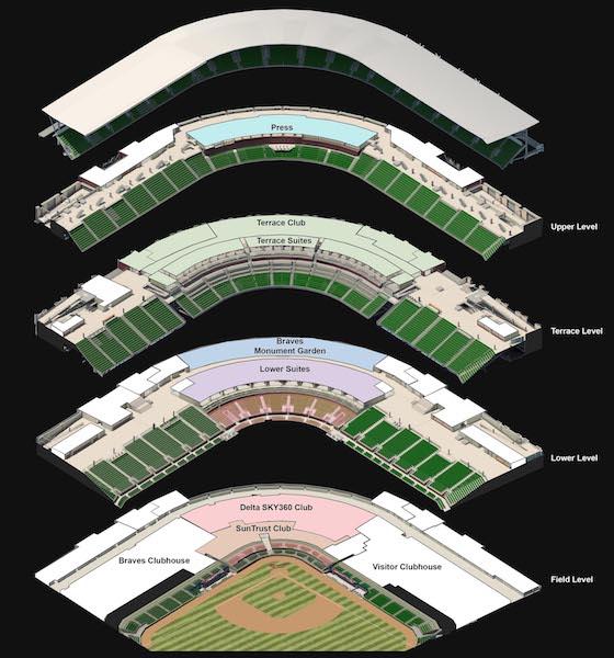 Truist Park Seating Chart & Map